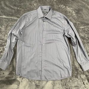 Kenneth Cole grey button down/dress shirt.